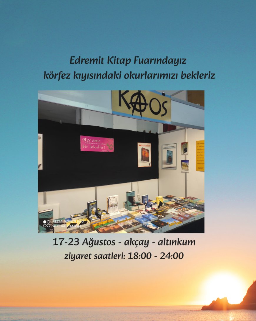 Edremit Kitap Fuarındayız